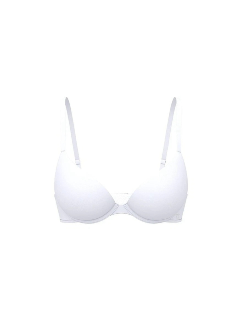 Victoria's Secret White Body By Victoria Perfect Shape Smooth Push-Up Bra 42C